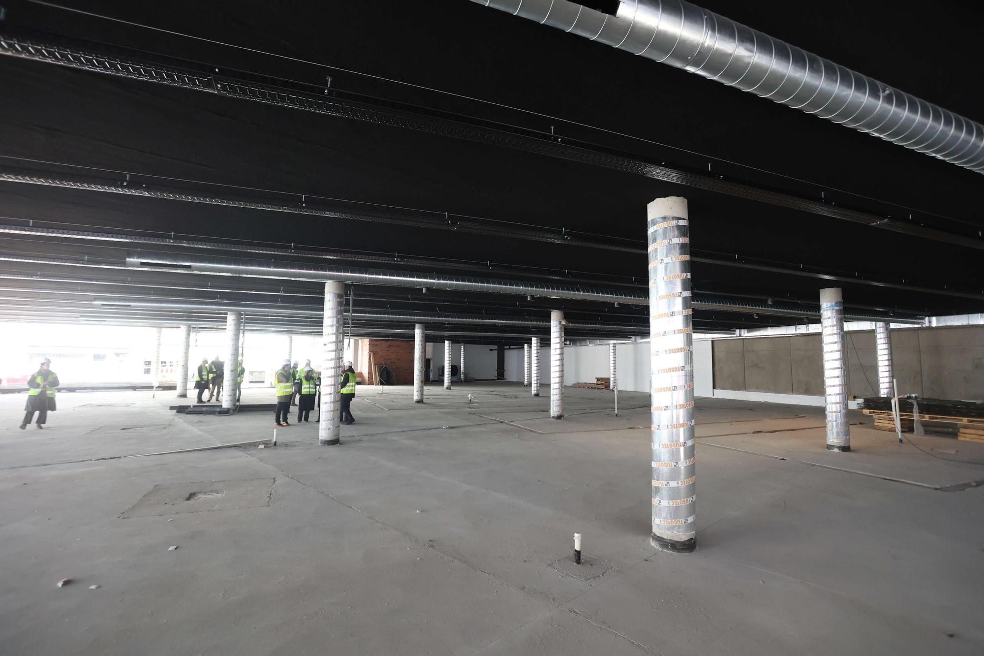 Avance de las obras del mercado de Monte Alto