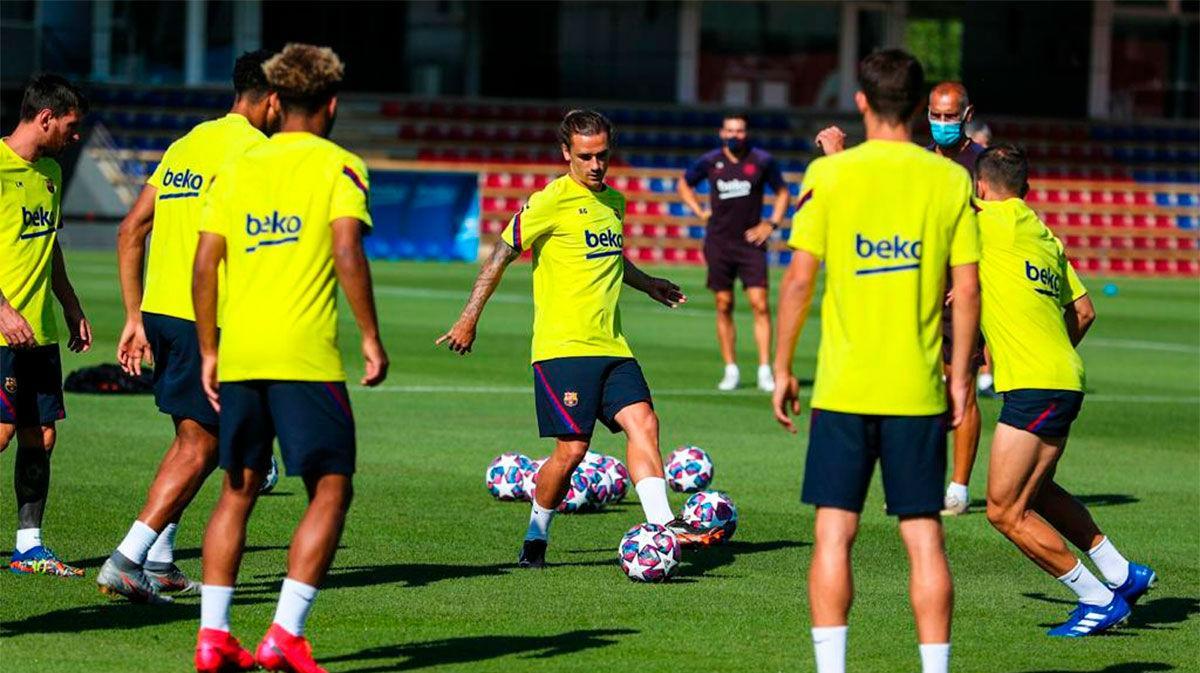 Nuevo paso de Dembéle y Araujo, que empiezan a entrenarse con el grupo