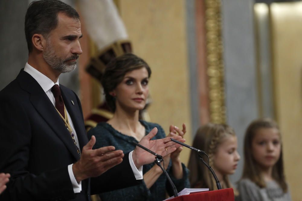 Leonor y Sofía, protagonistas en el Congreso