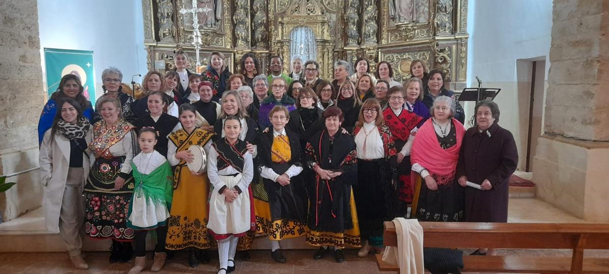 Fiesta de las águedas, en Matilla de Arzón.