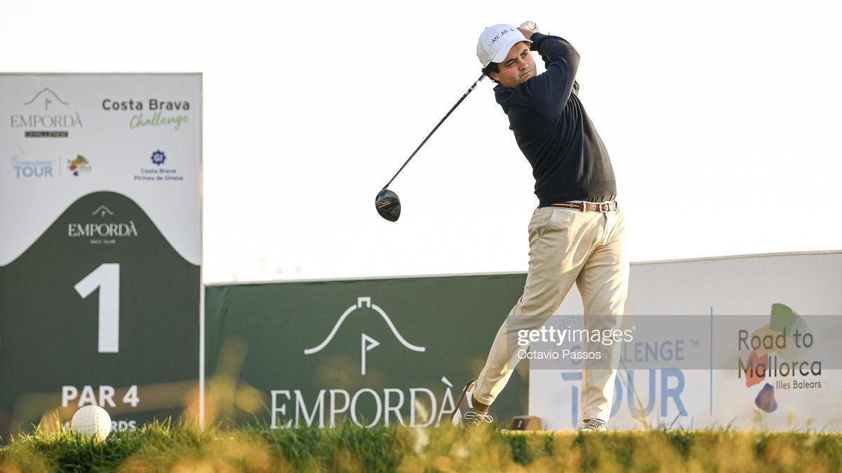 El aragonés es una de las nuevas promesas del golf en España