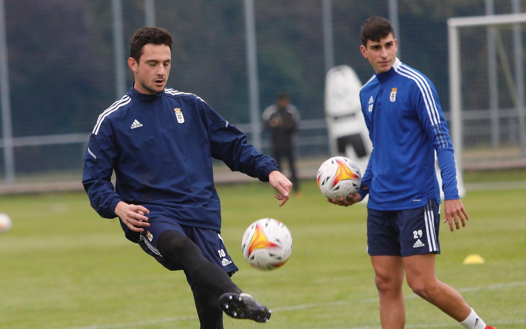 Las imágenes del entrenamiento del Oviedo