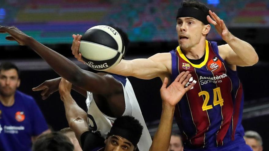 Una imagen de la semifinal entre el Barcelona y el Baskonia.