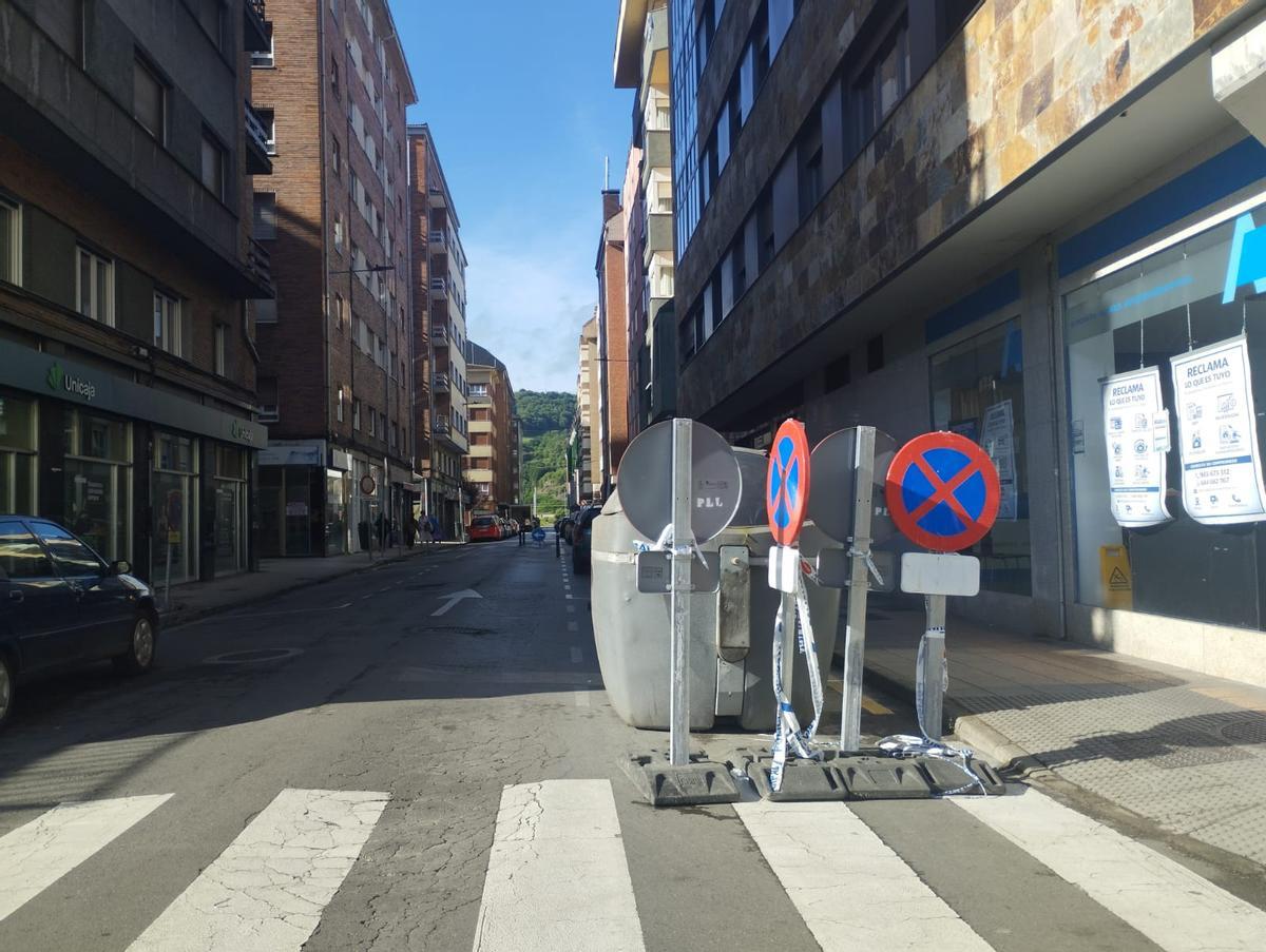 La zona afectada por las obras.