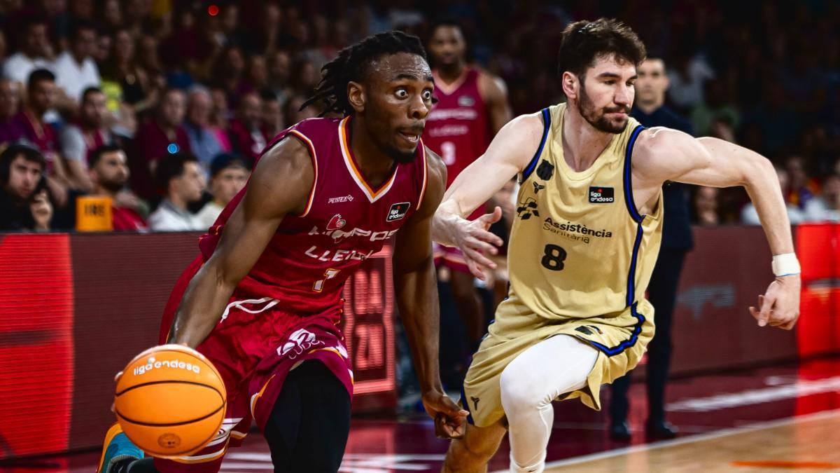 James Batemon, en un partido ante el Barça