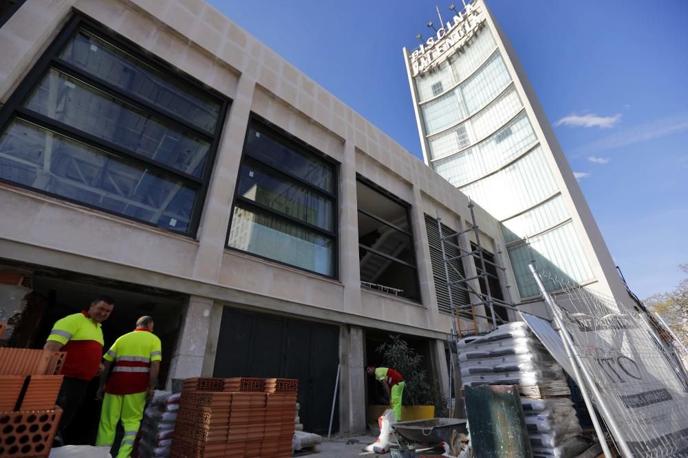 Obras en piscina València