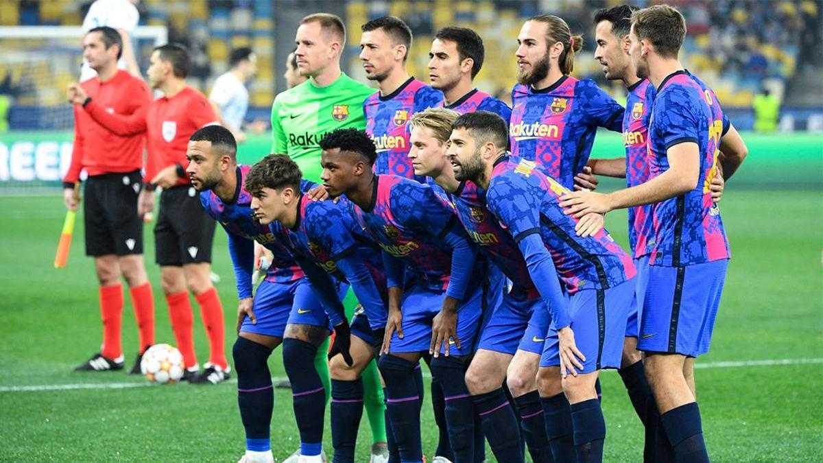 La alineación del Barça ante el Celta