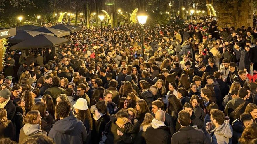 El Campo San Francisco de Oviedo, durante la «Tardebuena».