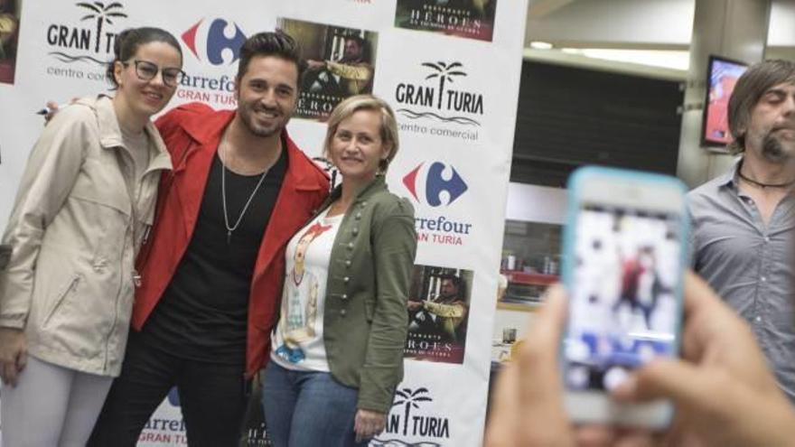 David Bustamante congrega  a sus fans en el Gran Turia