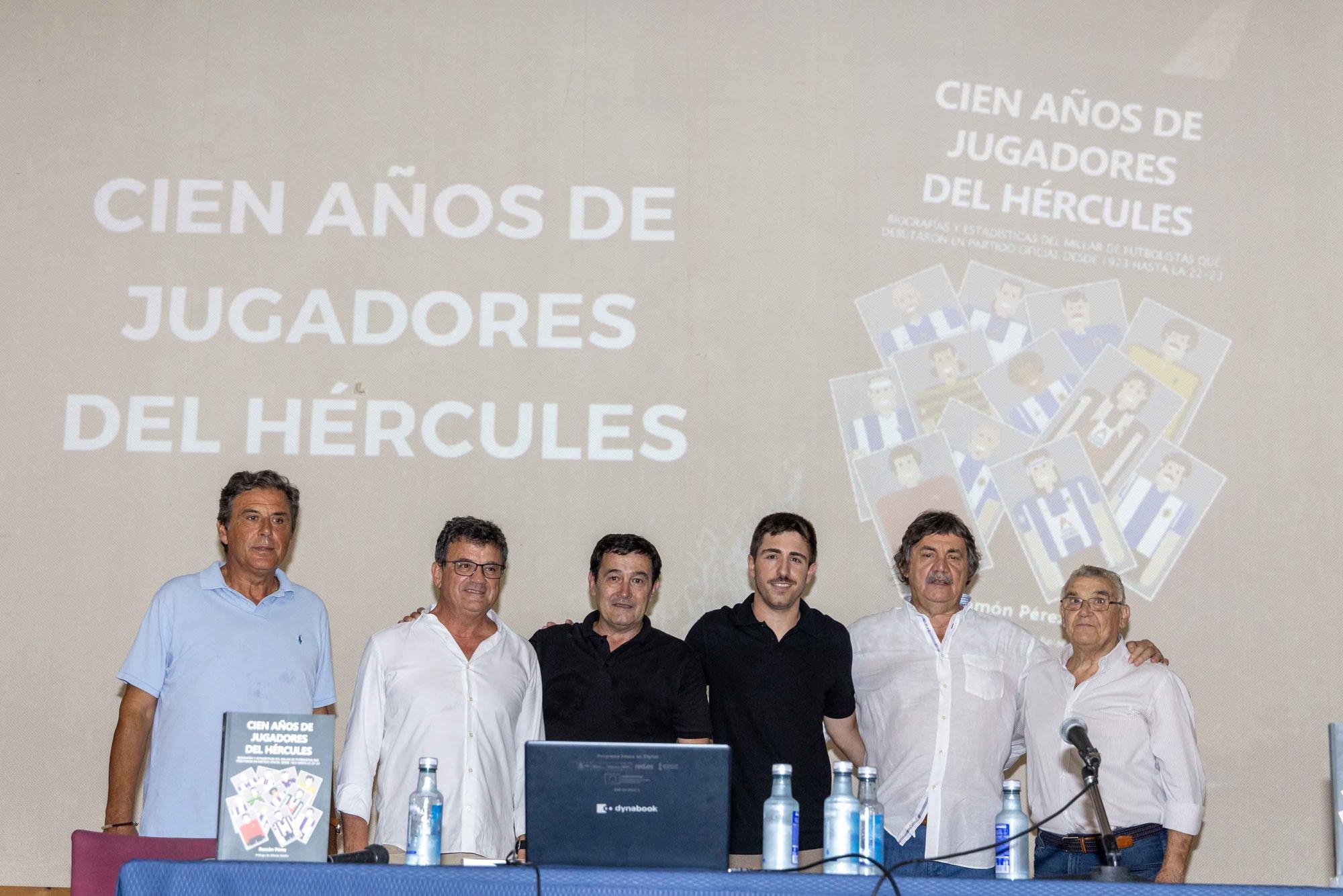 Presentación del libro de Ramón Pérez "100 años de jugadores del Hércules de Alicante"