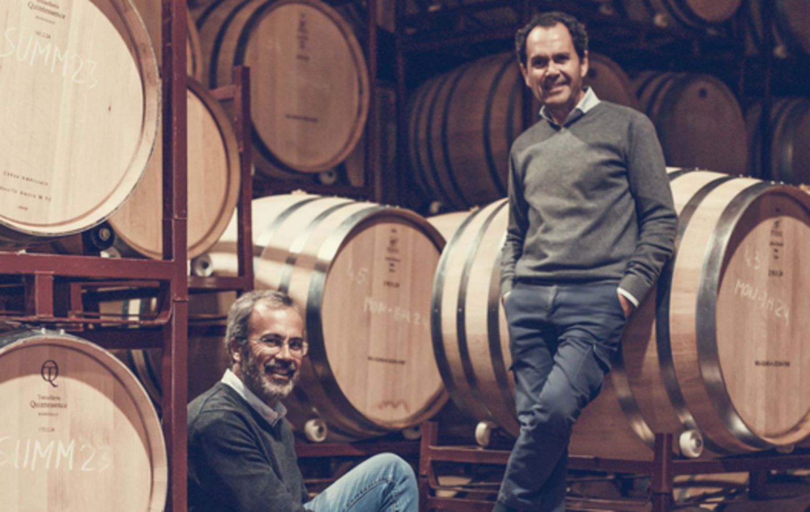 Los hermanos Alfredo y Antonio Candela, de Bodegas Barahonda, retratados por Víctor Soriano. | VÍCTOR SORIANO