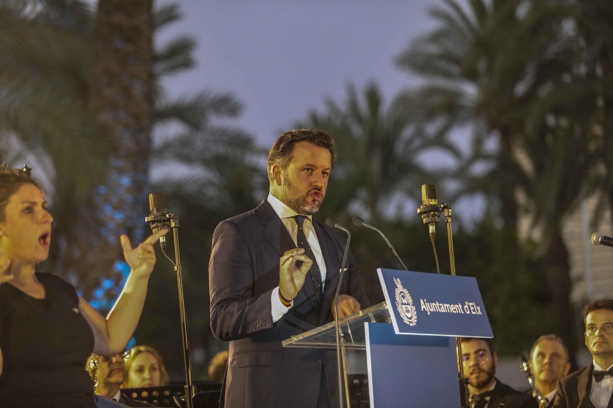 Elche conmemora el dia de la fiesta nacional