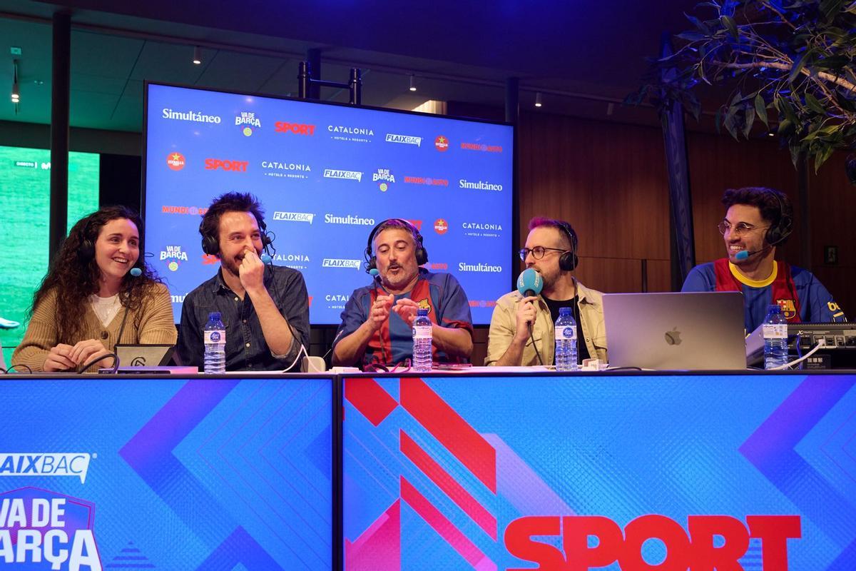 El Clásico con SPORT y el equipo de Va de Barça de Ràdio Flaixbac desde el Hotel Catalonia, en imágenes