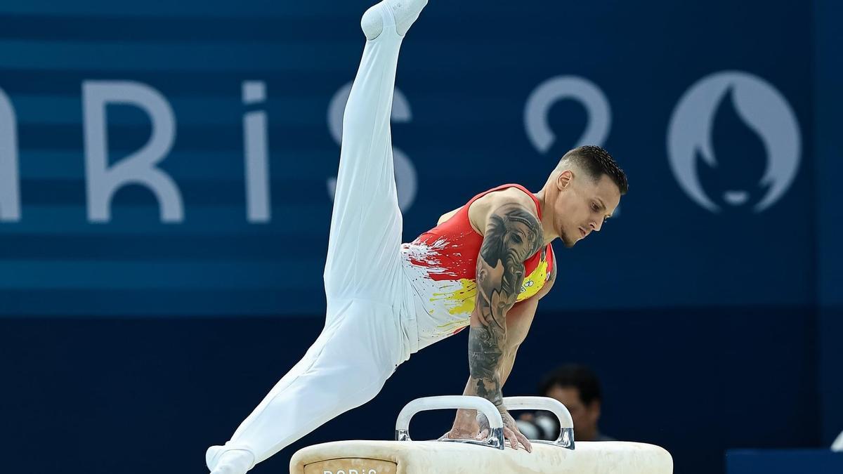 Néstor Abad, en los Juegos Olímpicos de París.