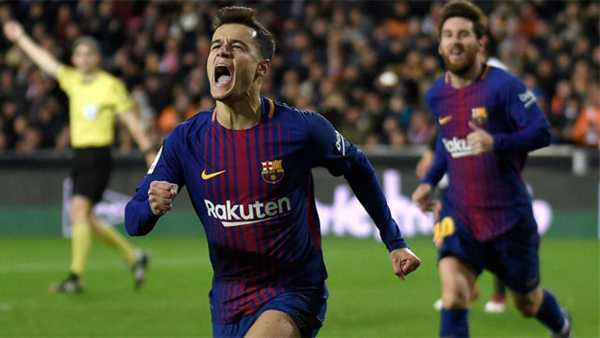 LACOPA | Valencia-Barça (0-2): El primer gol de Coutinho con el Barça