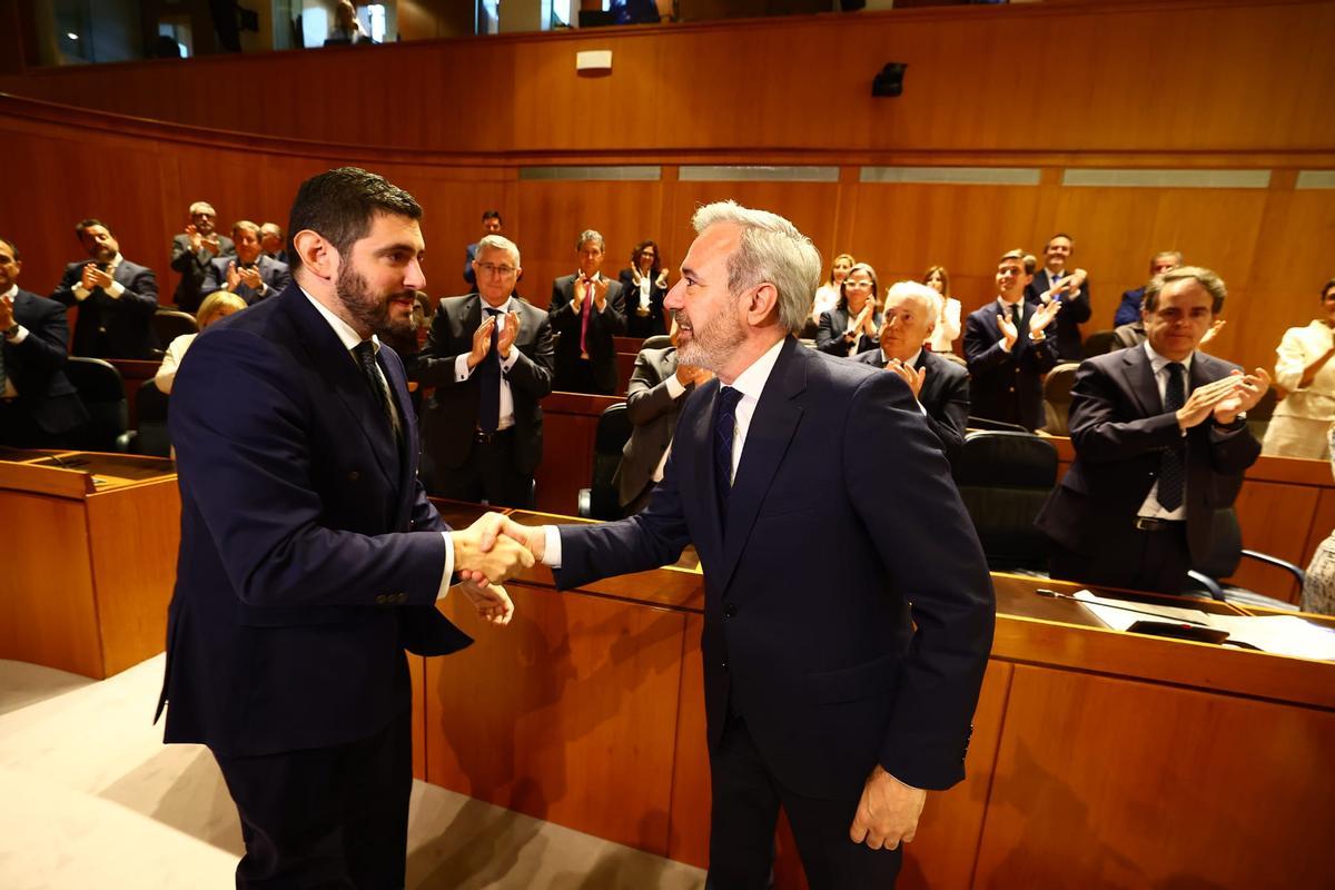 Jorge Azcón y Alejandro Nolasco.