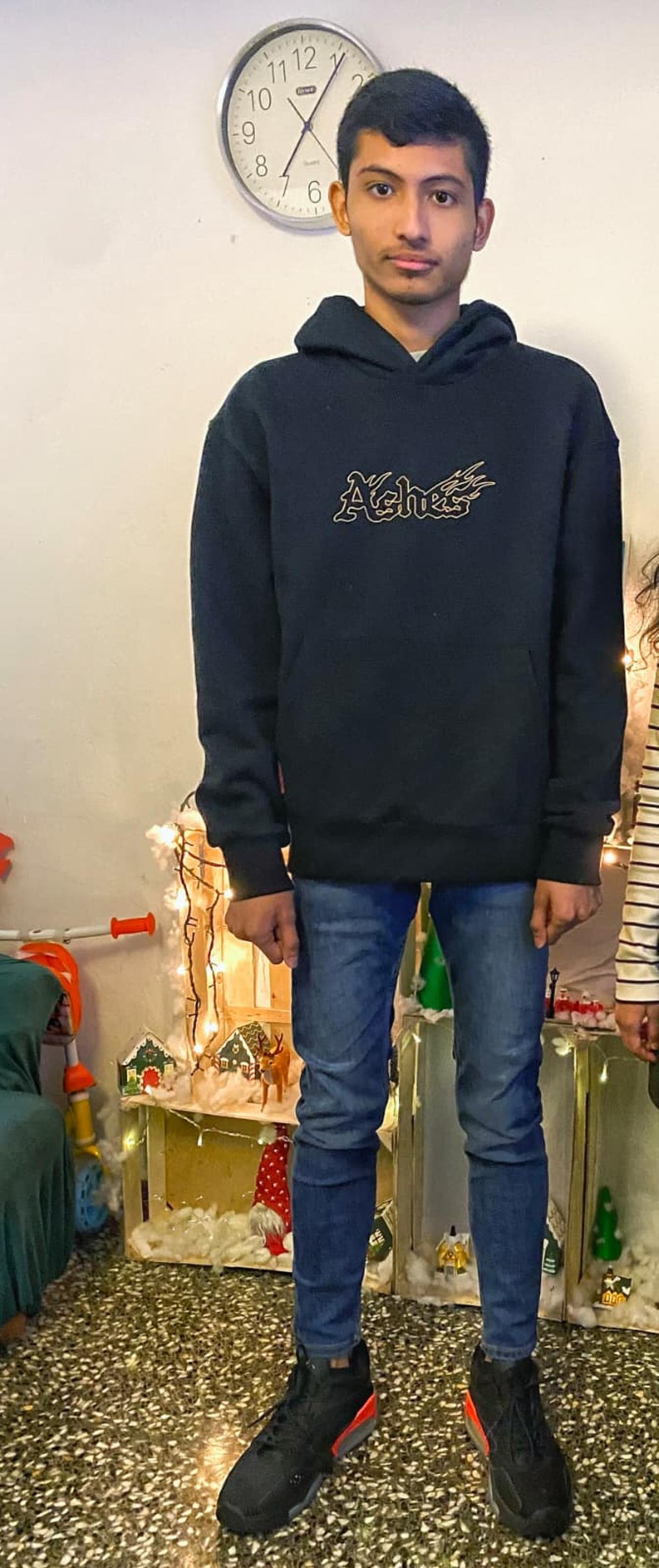 Imagen de Ares Miguel Tiziano, el joven desaparecido a finales de noviembre