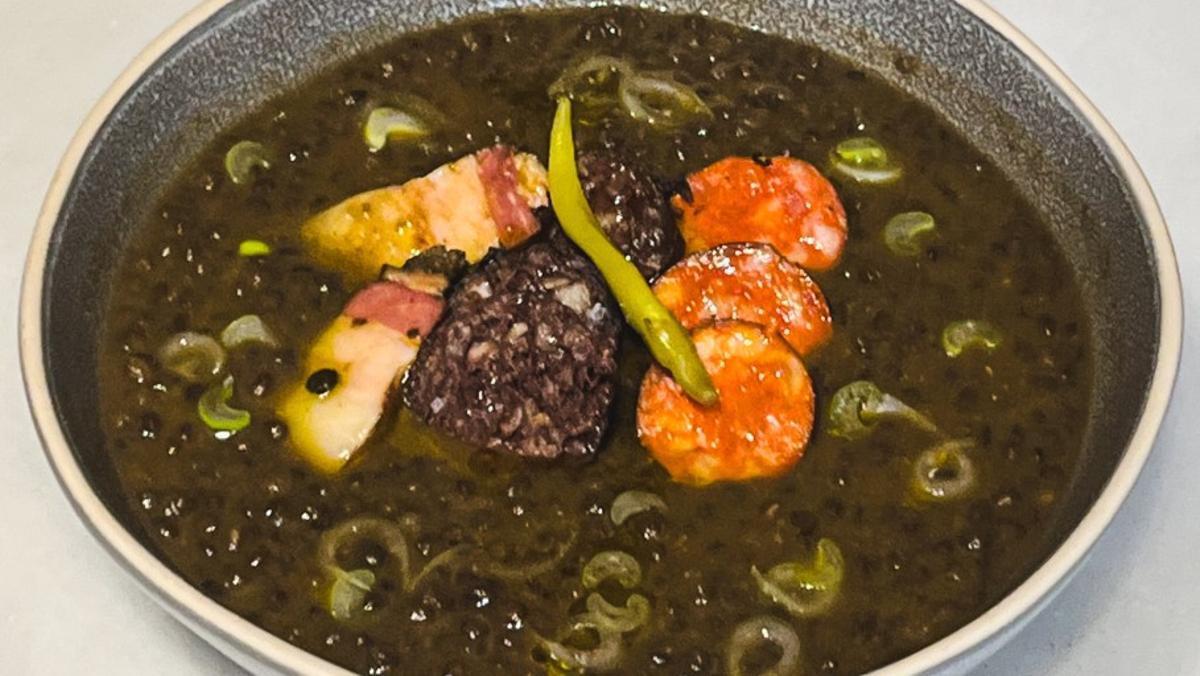 Las lentejas supremas de Debut Bar.