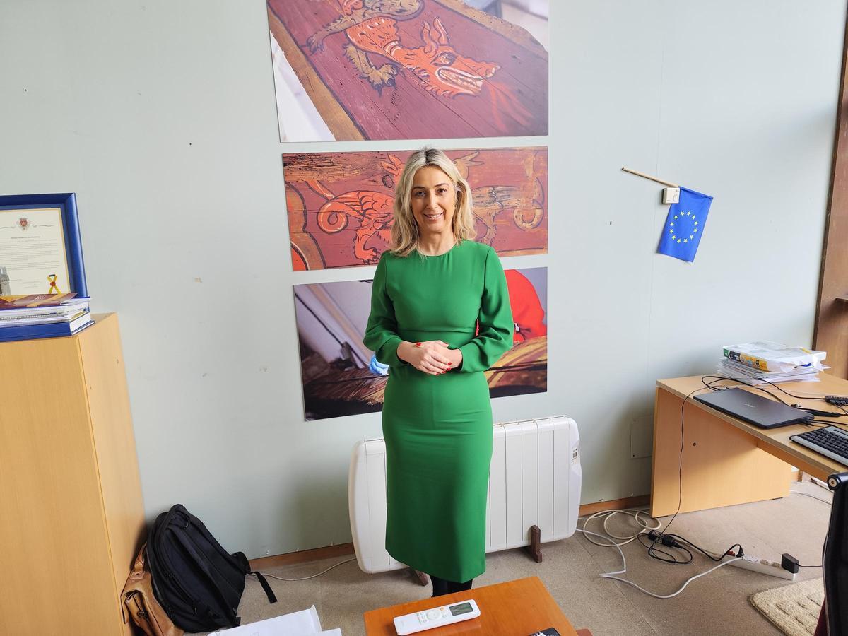 Isabel Ferreira, en las instalaciones de la FRAH.