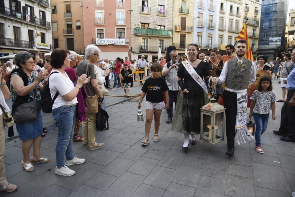 Una Flama del Canigó reivindicativa encén la fogue