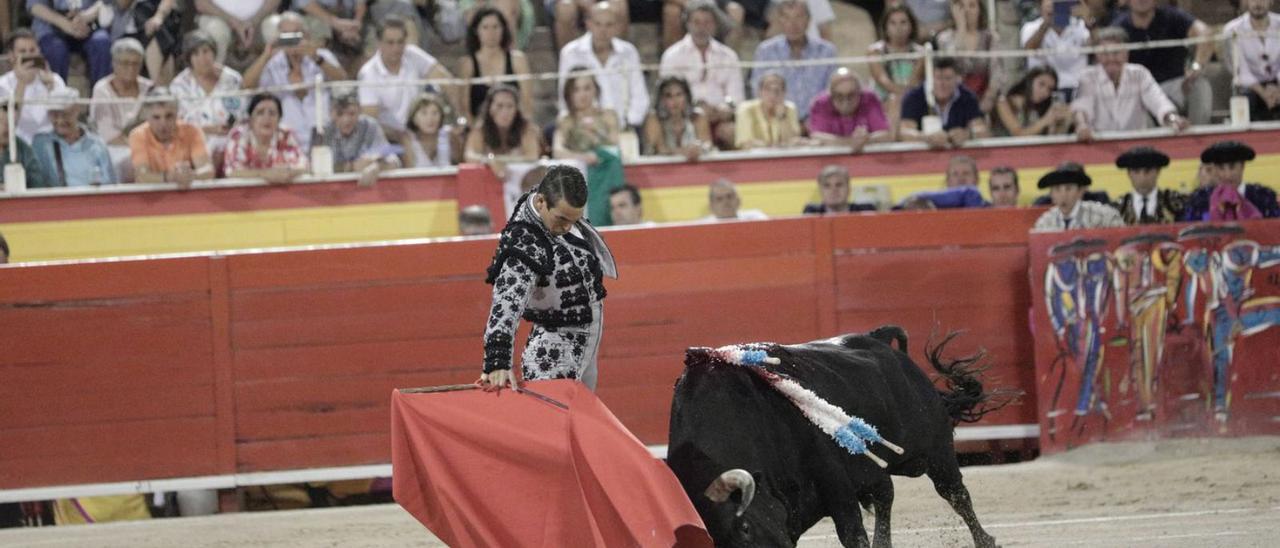 Corrida de toros celebrada este verano en Palma.