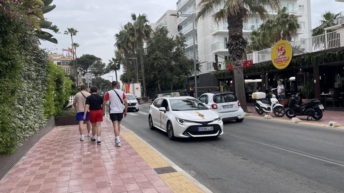 Taxis en la Platja de Palma