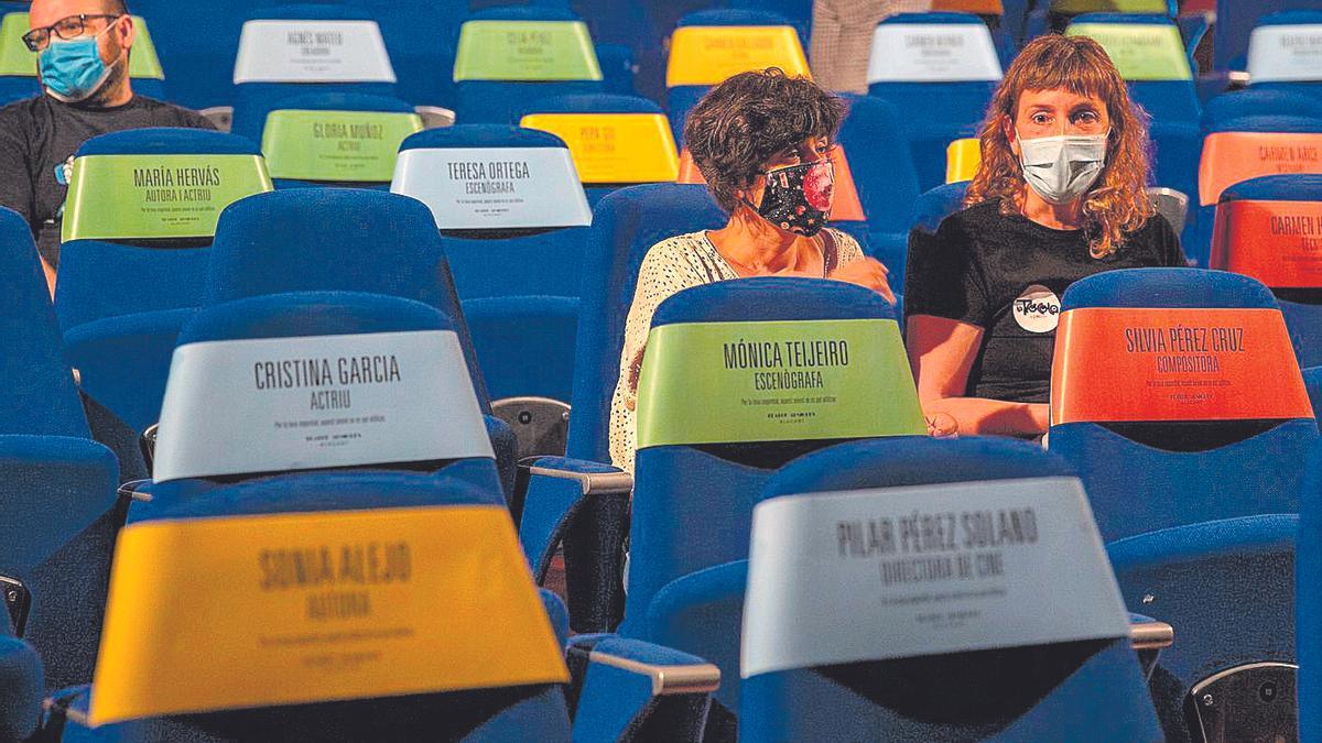 El teatro Arniches, en la primera función con restricciones