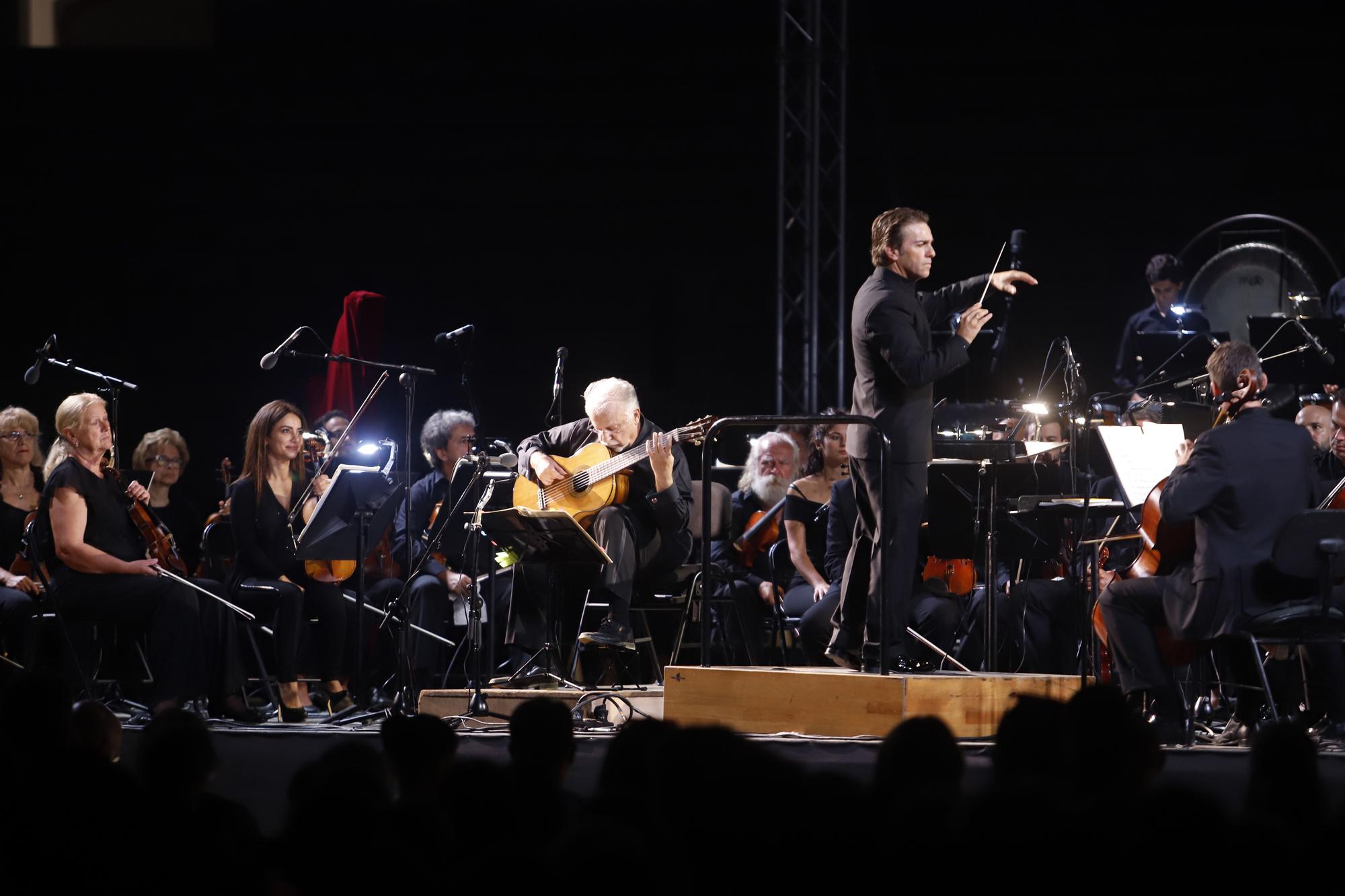 El concierto de Pepe Romero en La Malagueta, en imágenes