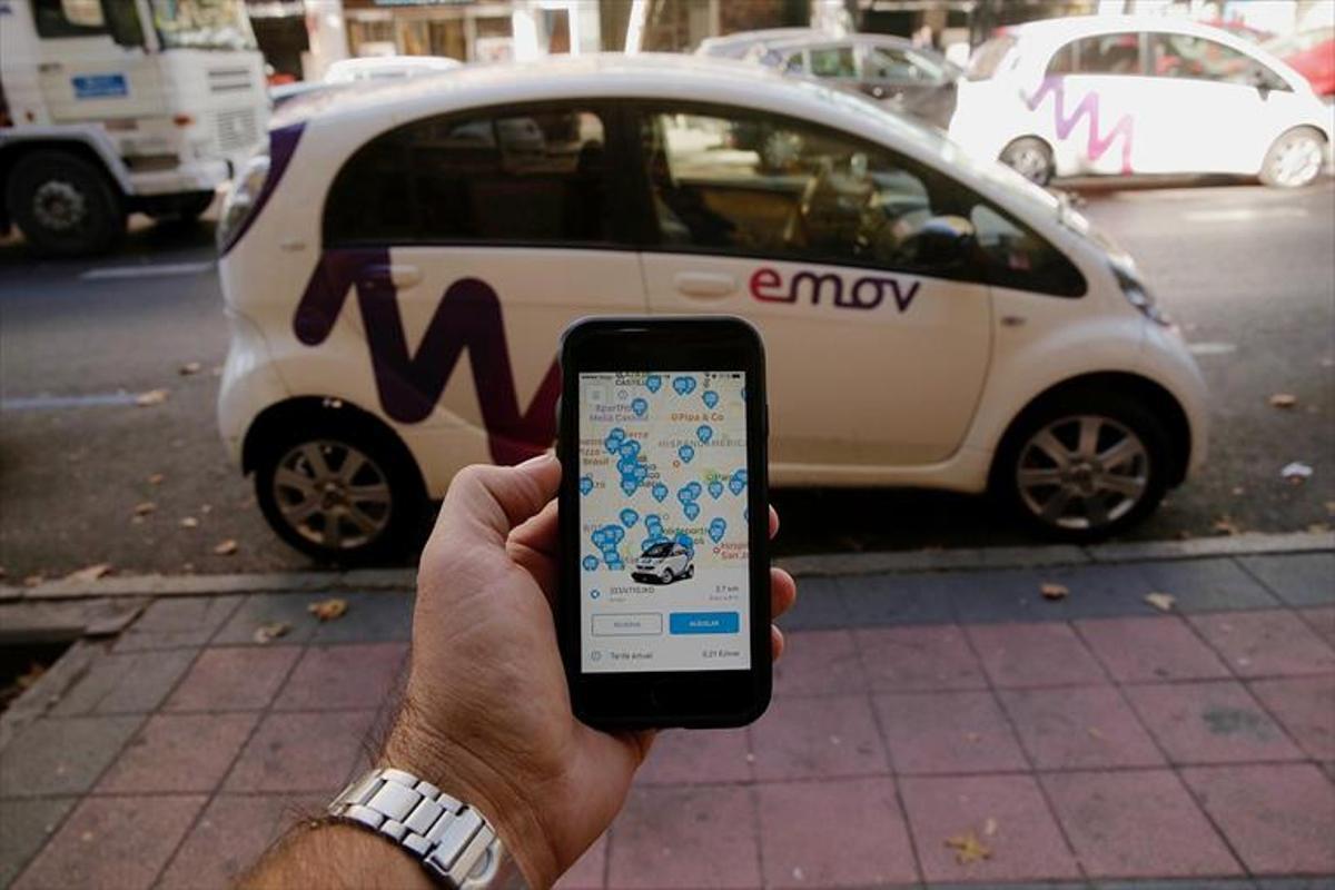 La utilización del coche eléctrico compartido triunfa en Madrid