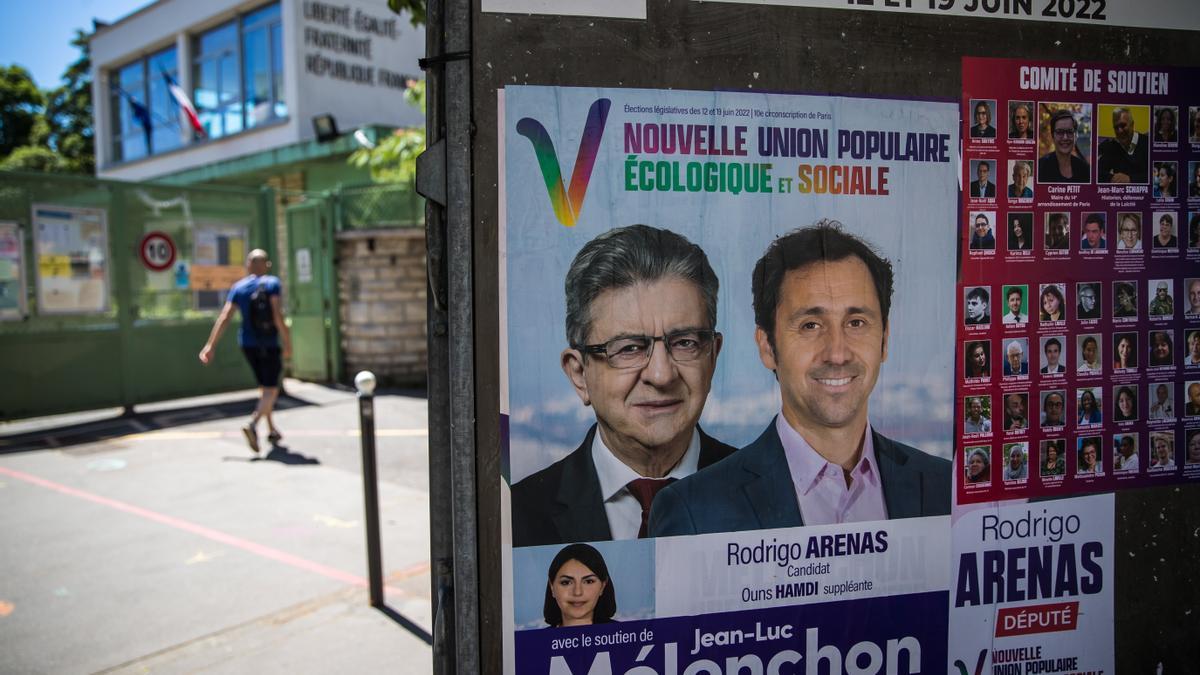 La izquierda adelanta al macronismo en la primera vuelta de las legislativas francesas, según resultados provisionales.