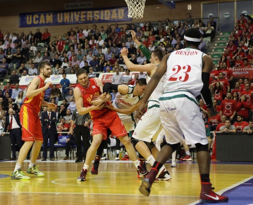 Baloncesto: El UCAM Murcia - Sevilla, en fotos