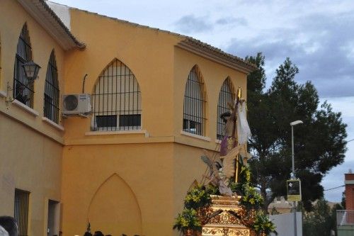 Regreso del Santo Cristo hasta su ermita desde San Jose? Obrero en Cieza