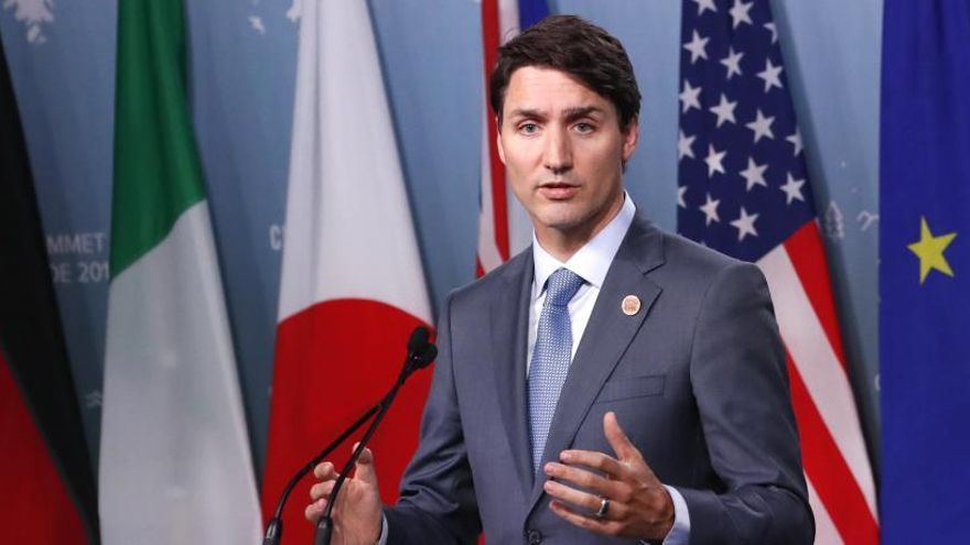 El presidente de Canadña, Justin Trudeau.