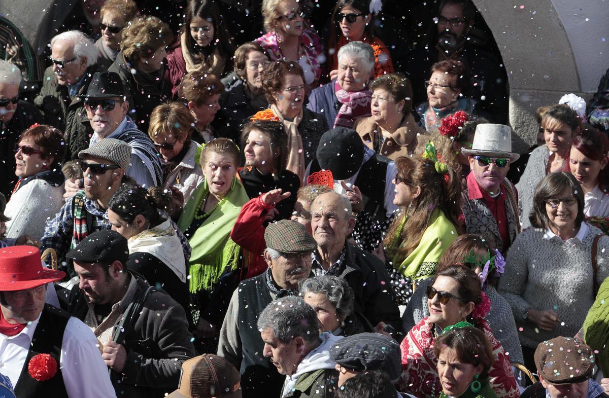 Ambiente carnavalero en el festejo.