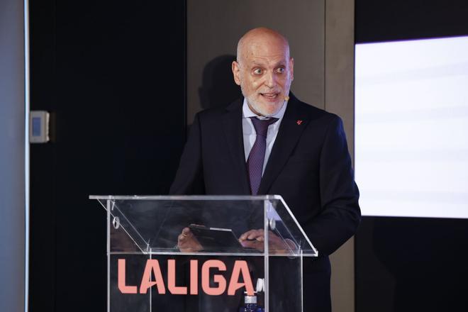 Tebas vuelve a responder al Real Madrid: "Basta de manipular"
