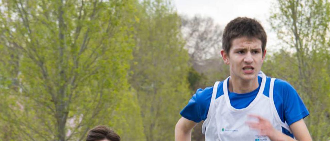 Vicente Suárez, durante la prueba del Campeonato de España. FdV