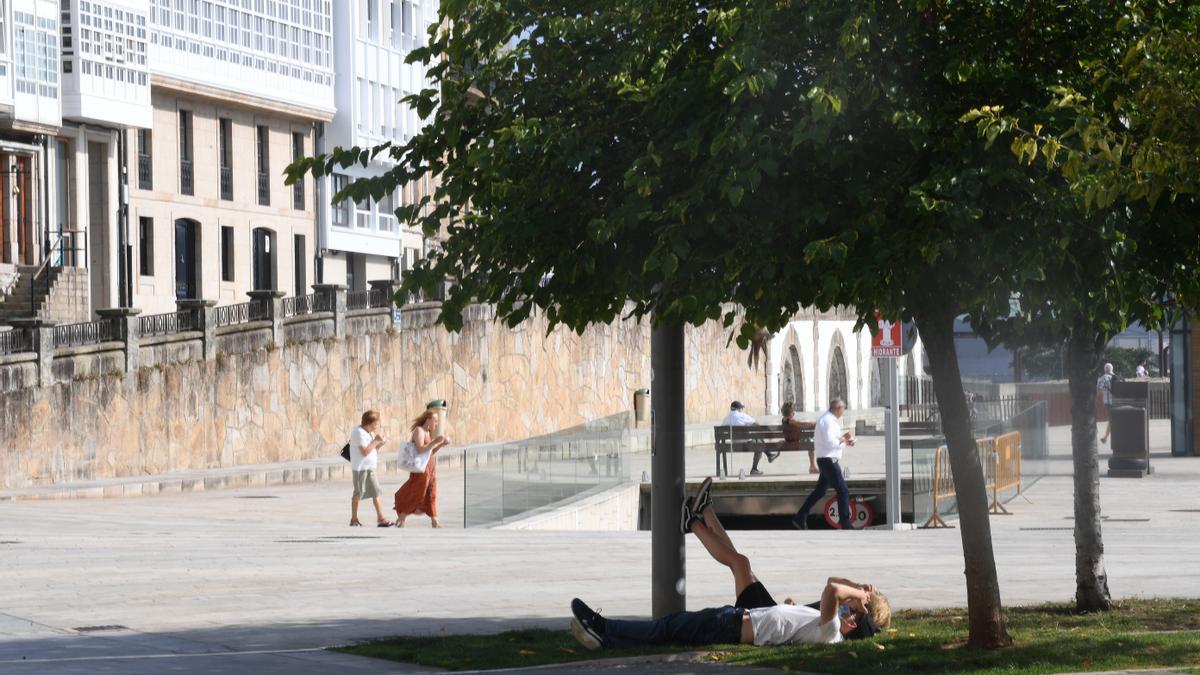 Buenas temperaturas en A Coruña.