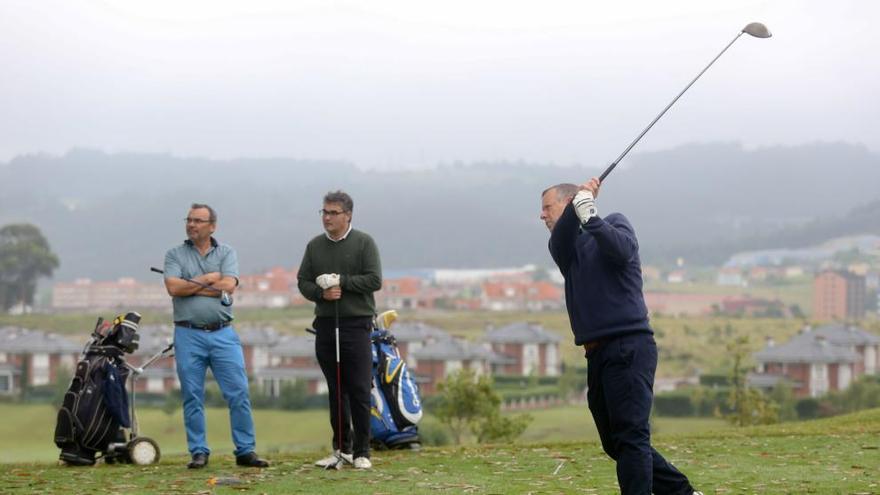 Un golfista, en el torneo del año pasado.