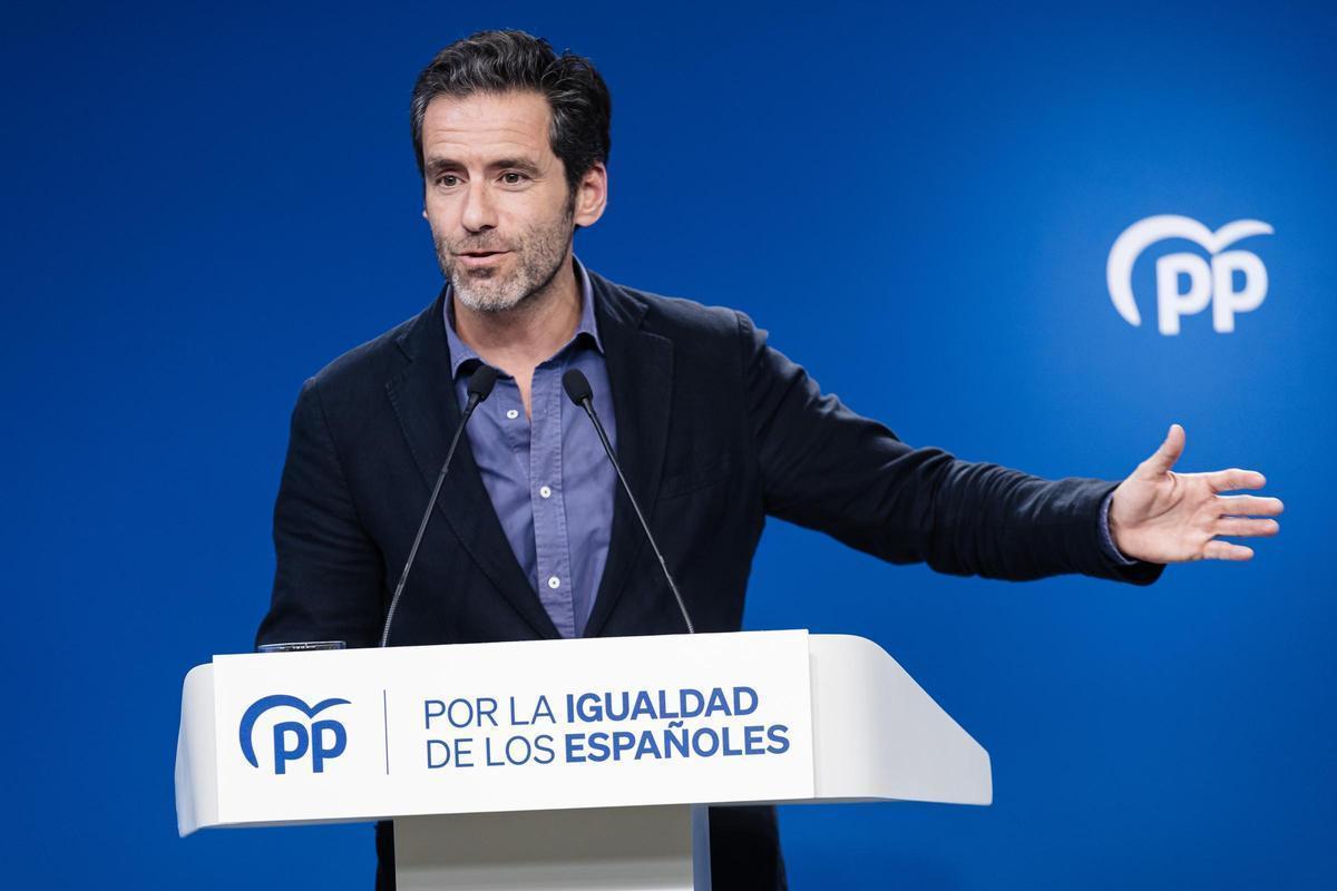 El portavoz del PP y vicesecretario de Cultura y Sociedad Abierta, Borja Sémper.