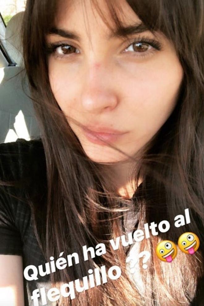 Andrea Duro vuelve al flequillo