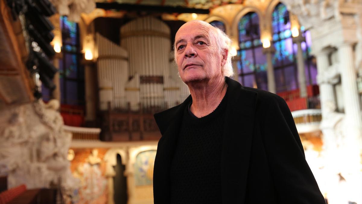 El cantautor Joan Isaac, en el Palau de la Música el pasado 22 de noviembre
