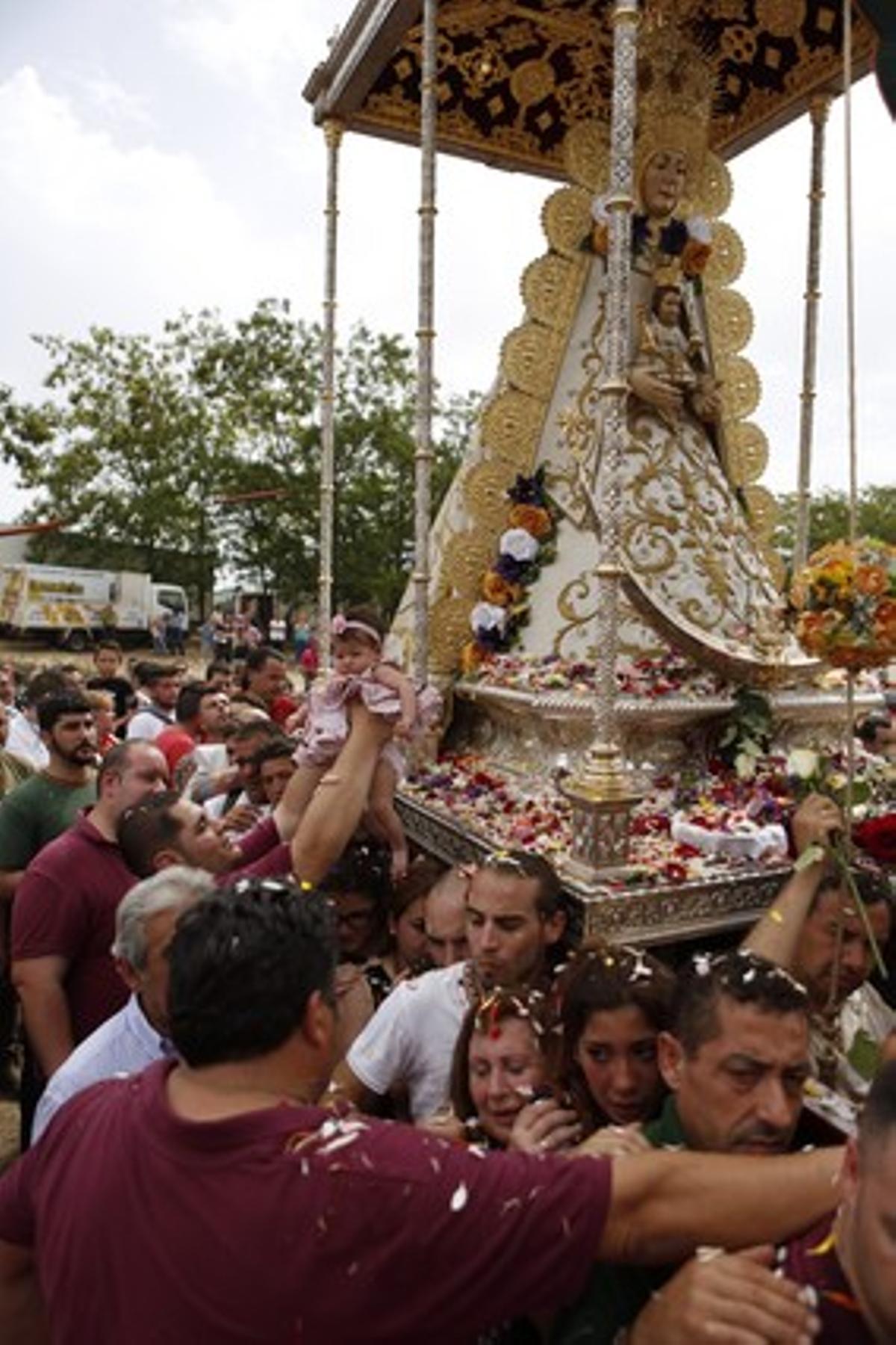 Celebració del Rocío a Montcada.