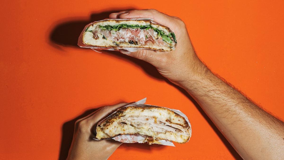 Dos de los bocadillos de Paninaro.