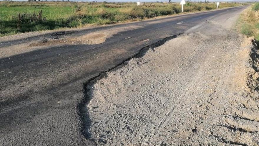 El tramo de carretera desde la variante de Pomar de Cinca a la intersección con Castelflorite, cerrada al tráfico