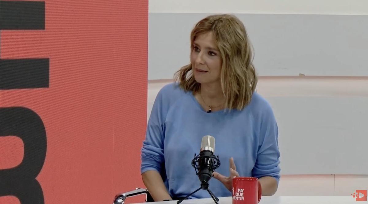 Sandra Barneda, en el podcast 'Pa' qué mentir'