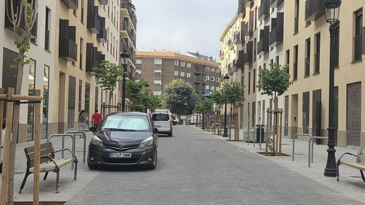 La nueva calle ya está preparada para abrirse