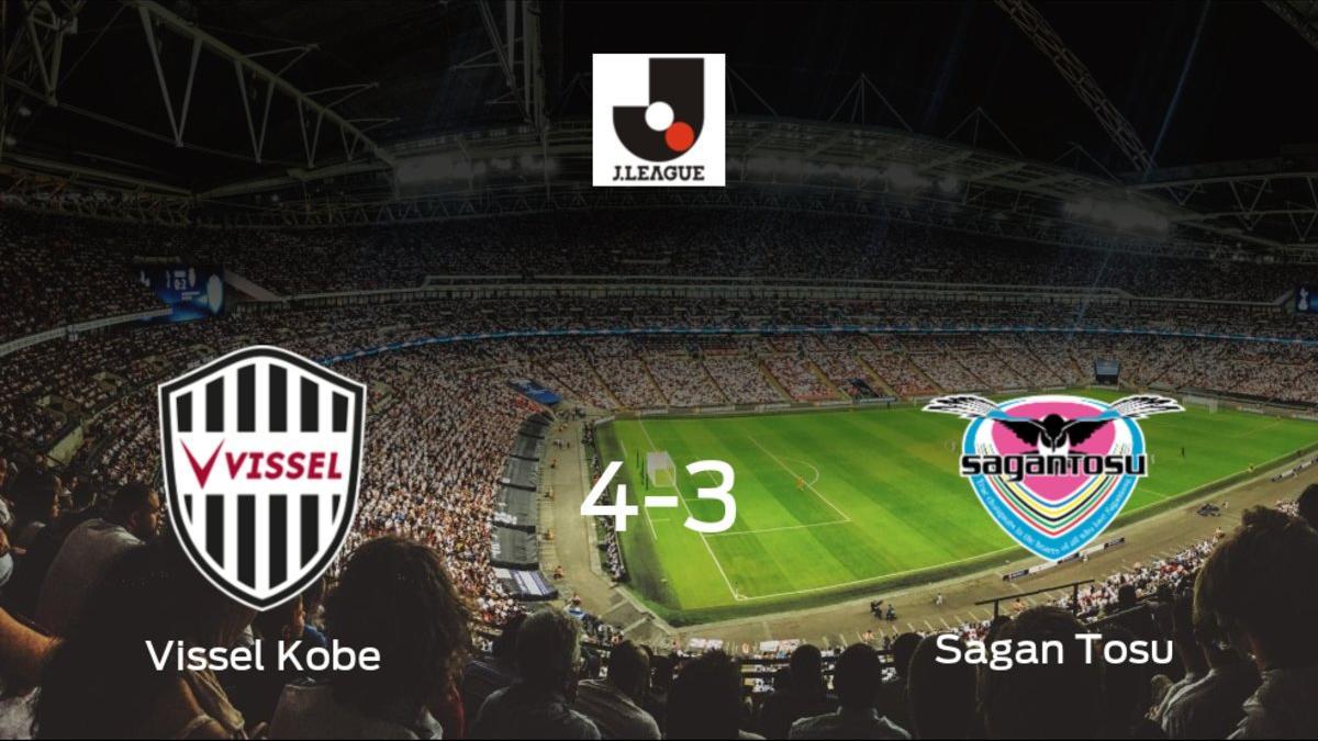 El Vissel Kobe derrota 4-3 al Sagan Tosu en el NOEVIR Stadium Kobe