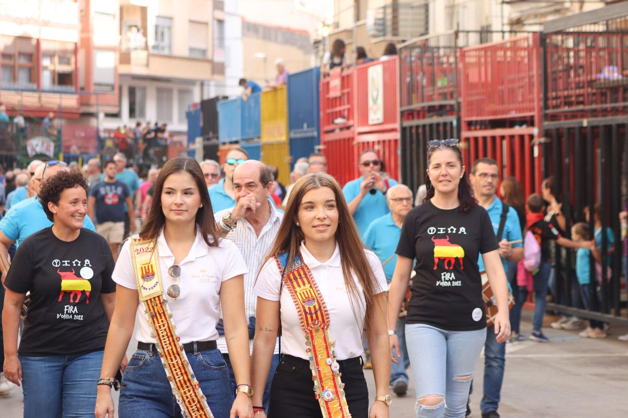 Las mejores imágenes del primer encierro de la Fira d'Onda