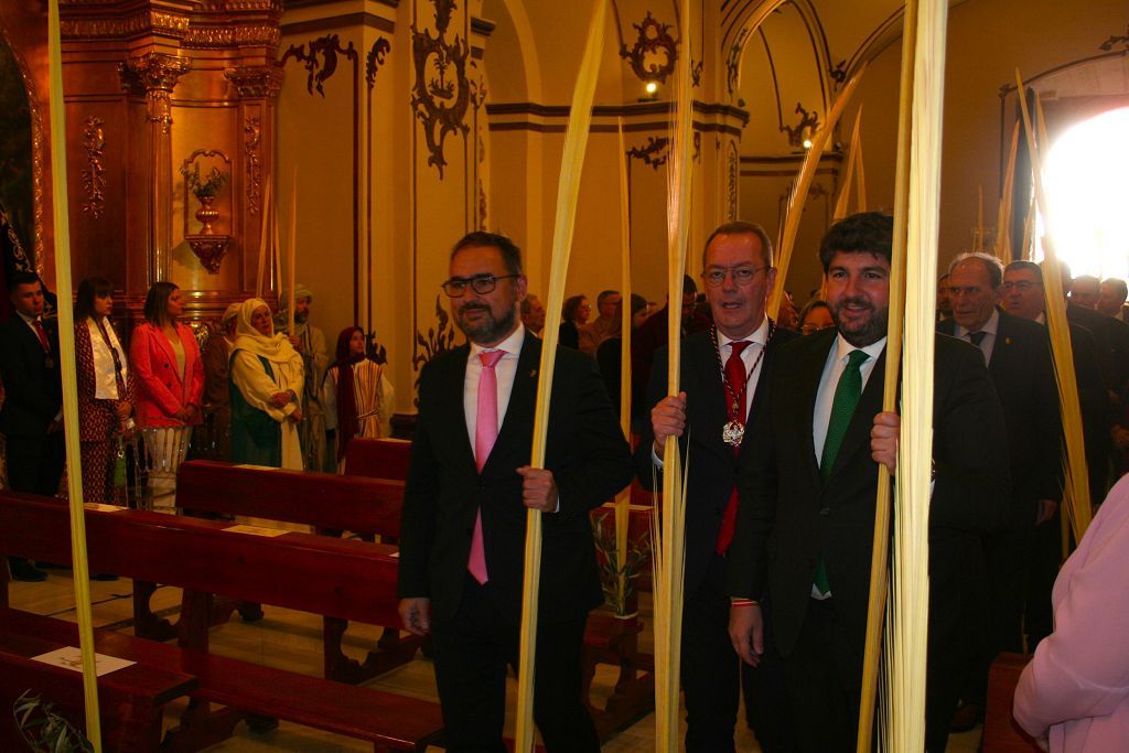 Bendición de las palmas del Paso Blanco en Lorca