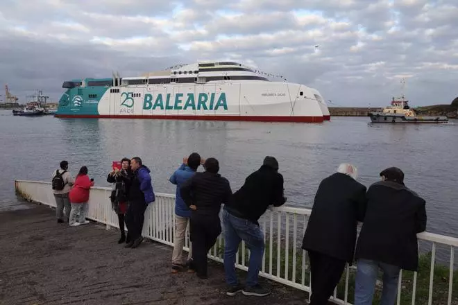 El nuevo ferri de Armón para Baleària ocupará a cerca de 300 trabajadores